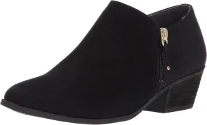Dr. Scholl's Shoes Womens Brief Ankle Boot F0489F1 Black Microfiber Suede 8M