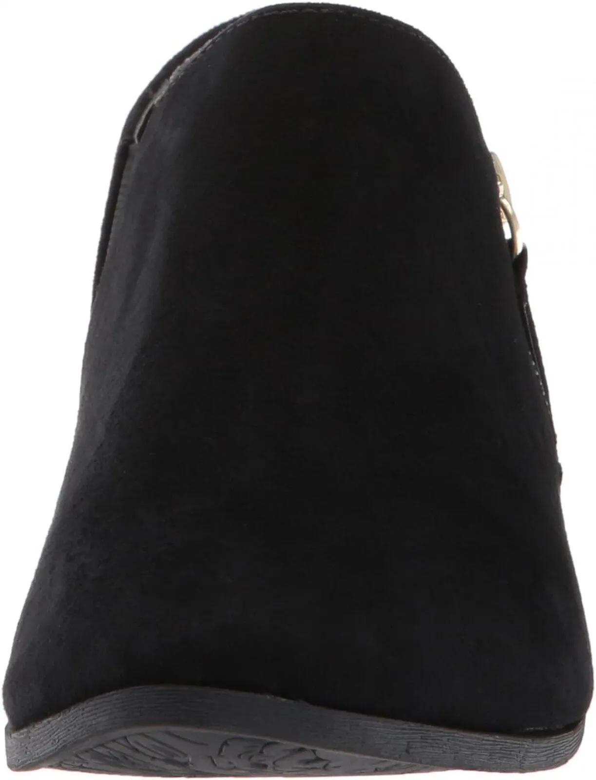 Dr. Scholl's Shoes Womens Brief Ankle Boot F0489F1 Black Microfiber Suede 8M