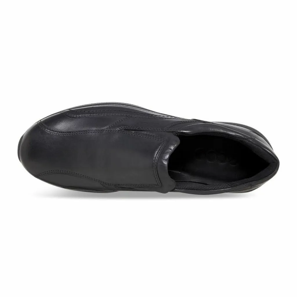 ECCO Men's 511524 Irving Black Leather Comfort Slip On Walking Shoe