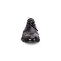 Ecco Men's 621704 Melbourne Black Leather Cap Toe Oxford Dress Shoe