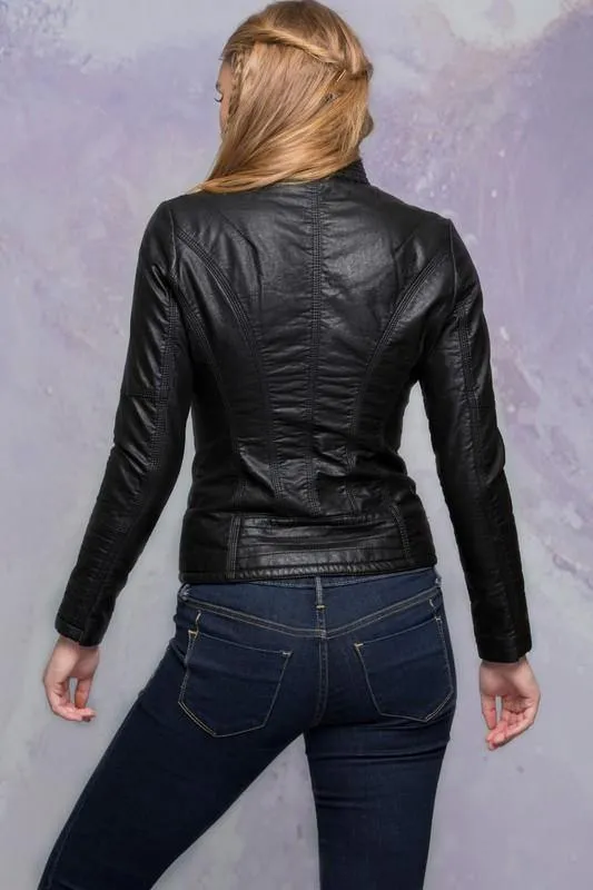 Edgy Classic Vegan Jacket