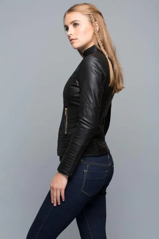 Edgy Classic Vegan Jacket