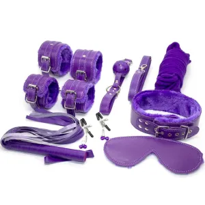 Everything Bondage 9 Piece Beginner's Bondage Kit - Purple