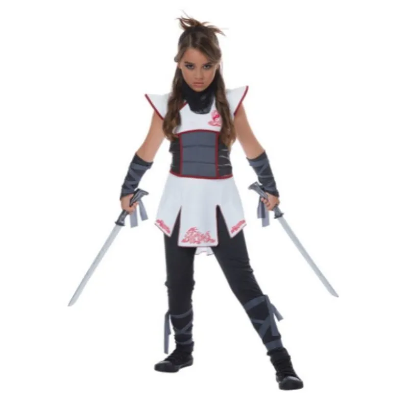 Fearless Ninja/Child White And Grey
