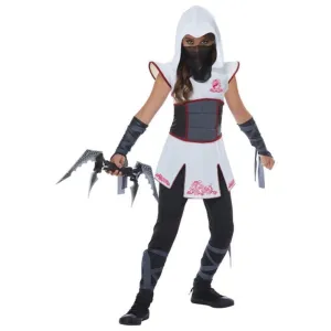 Fearless Ninja/Child White And Grey