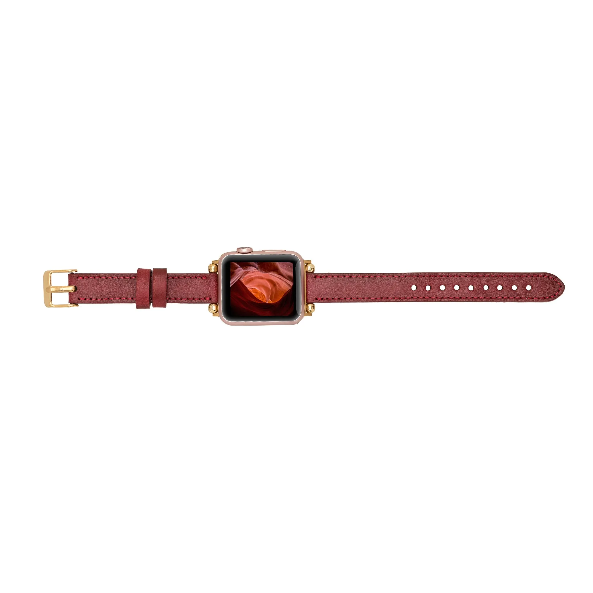 Ferro Leather Apple Watch Band with Trok