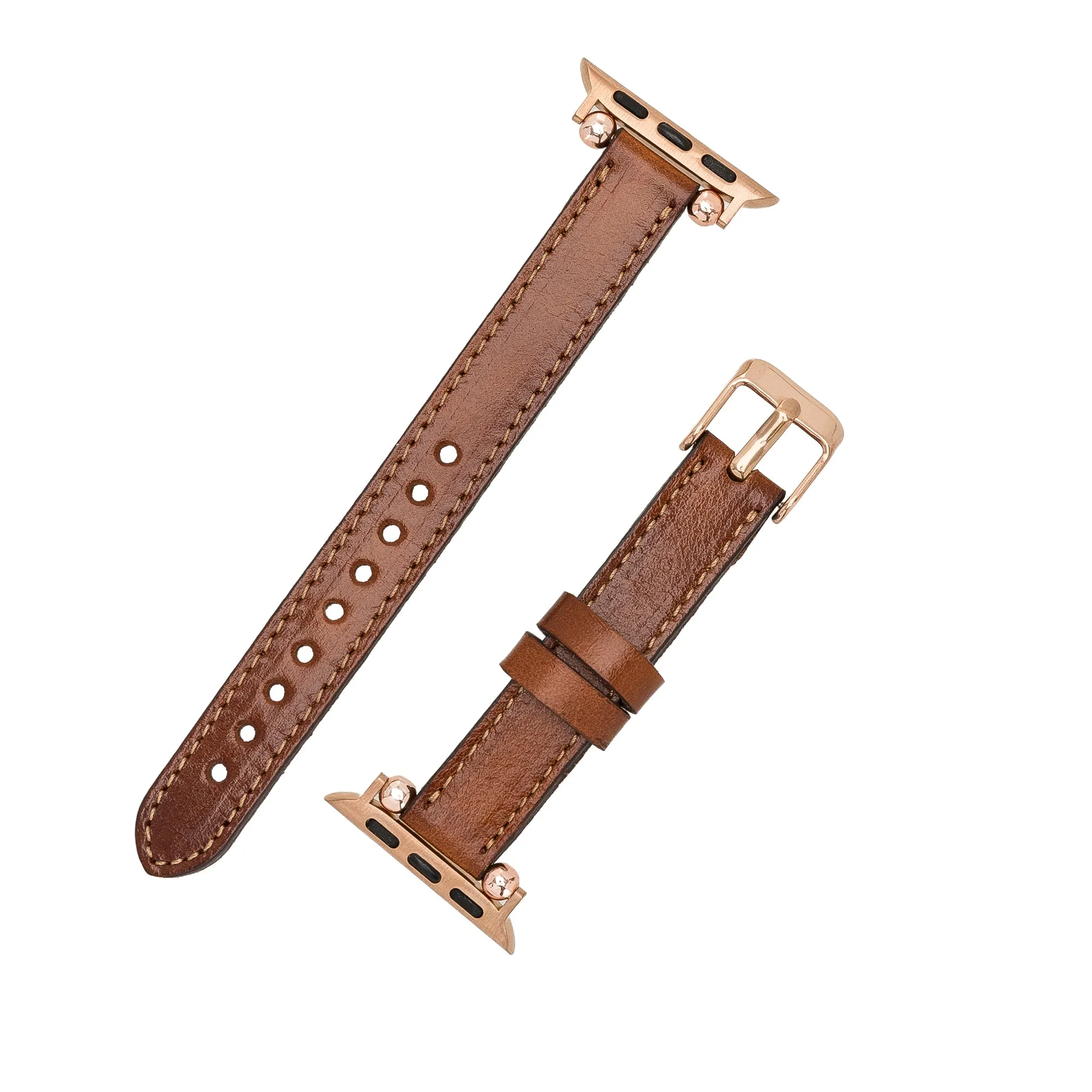 Ferro Leather Apple Watch Band with Trok