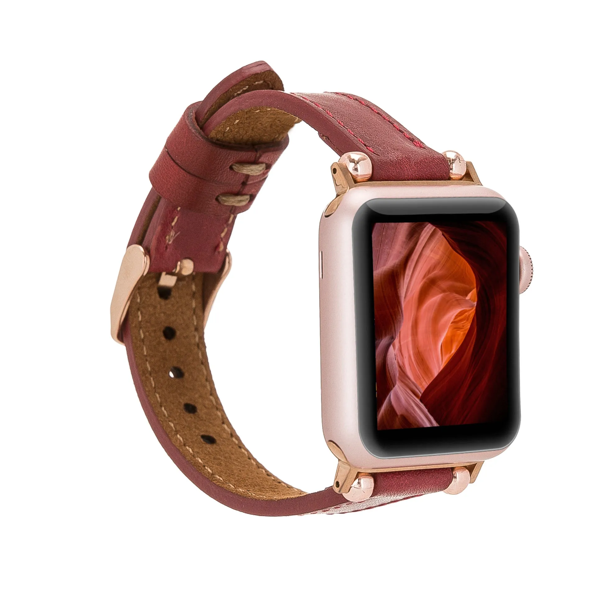 Ferro Leather Apple Watch Band with Trok