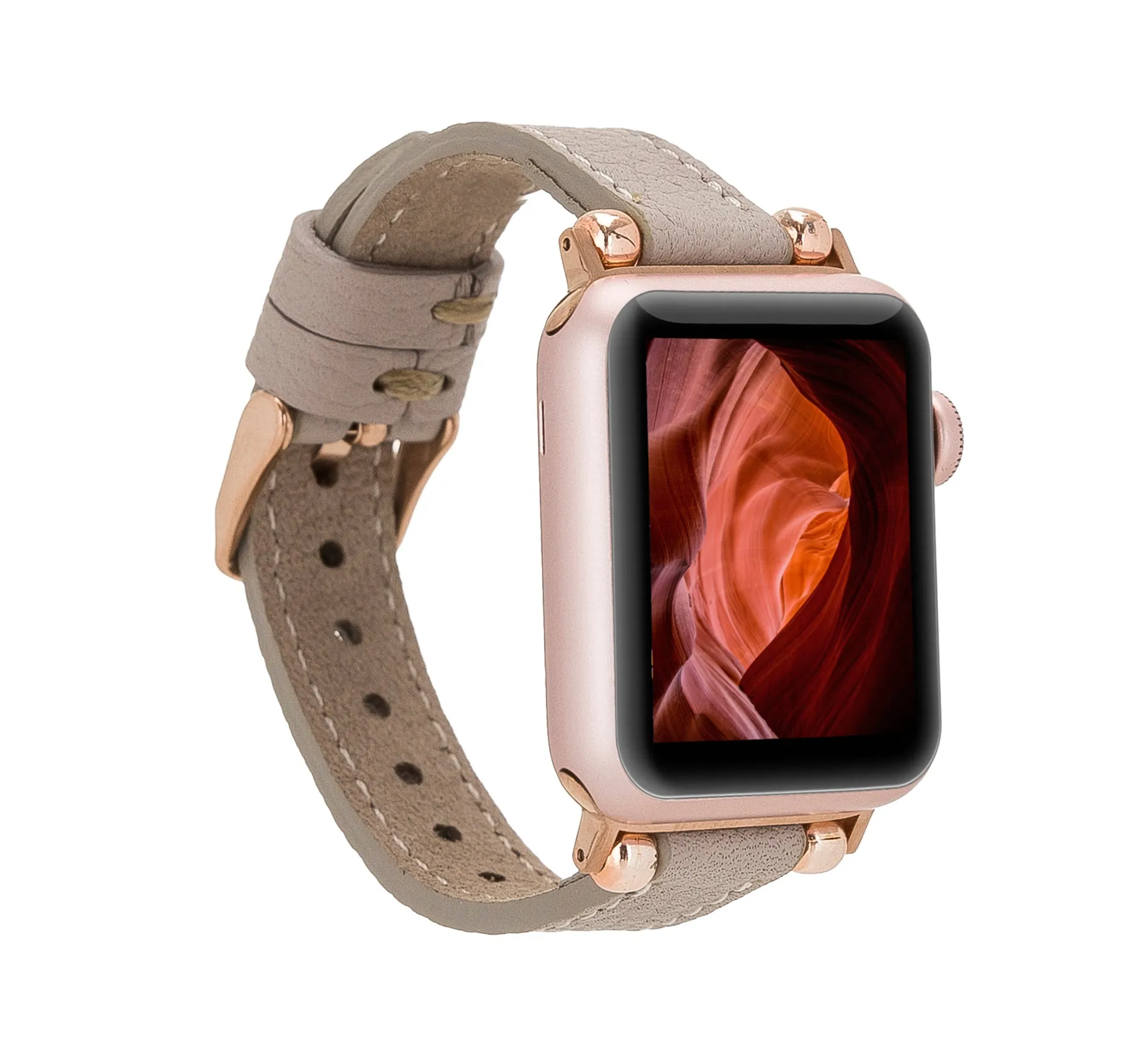 Ferro Leather Apple Watch Band with Trok