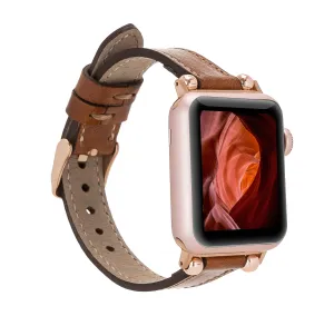 Ferro Leather Apple Watch Band with Trok