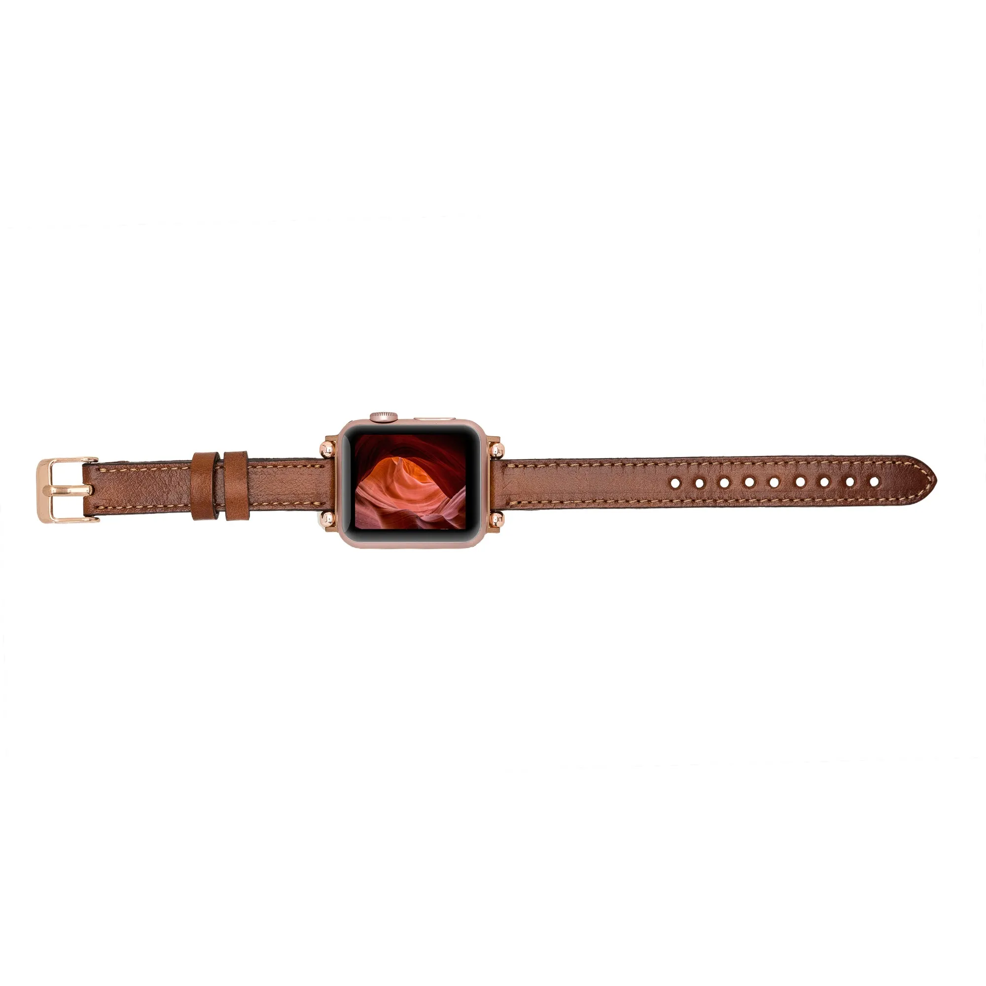 Ferro Leather Apple Watch Band with Trok