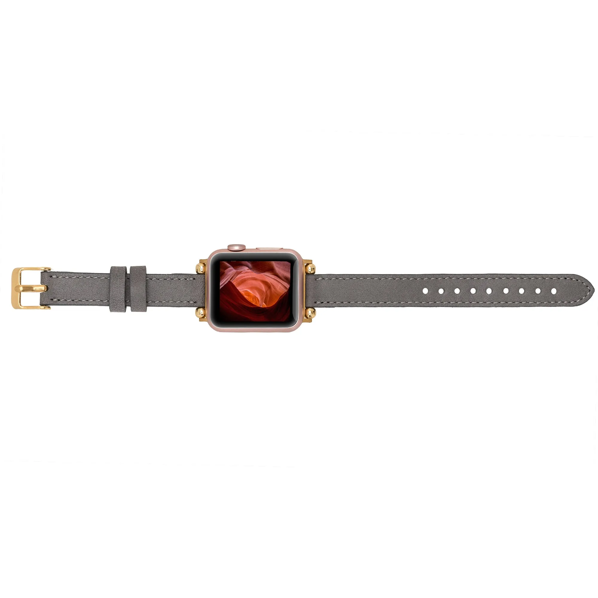 Ferro Leather Apple Watch Band with Trok