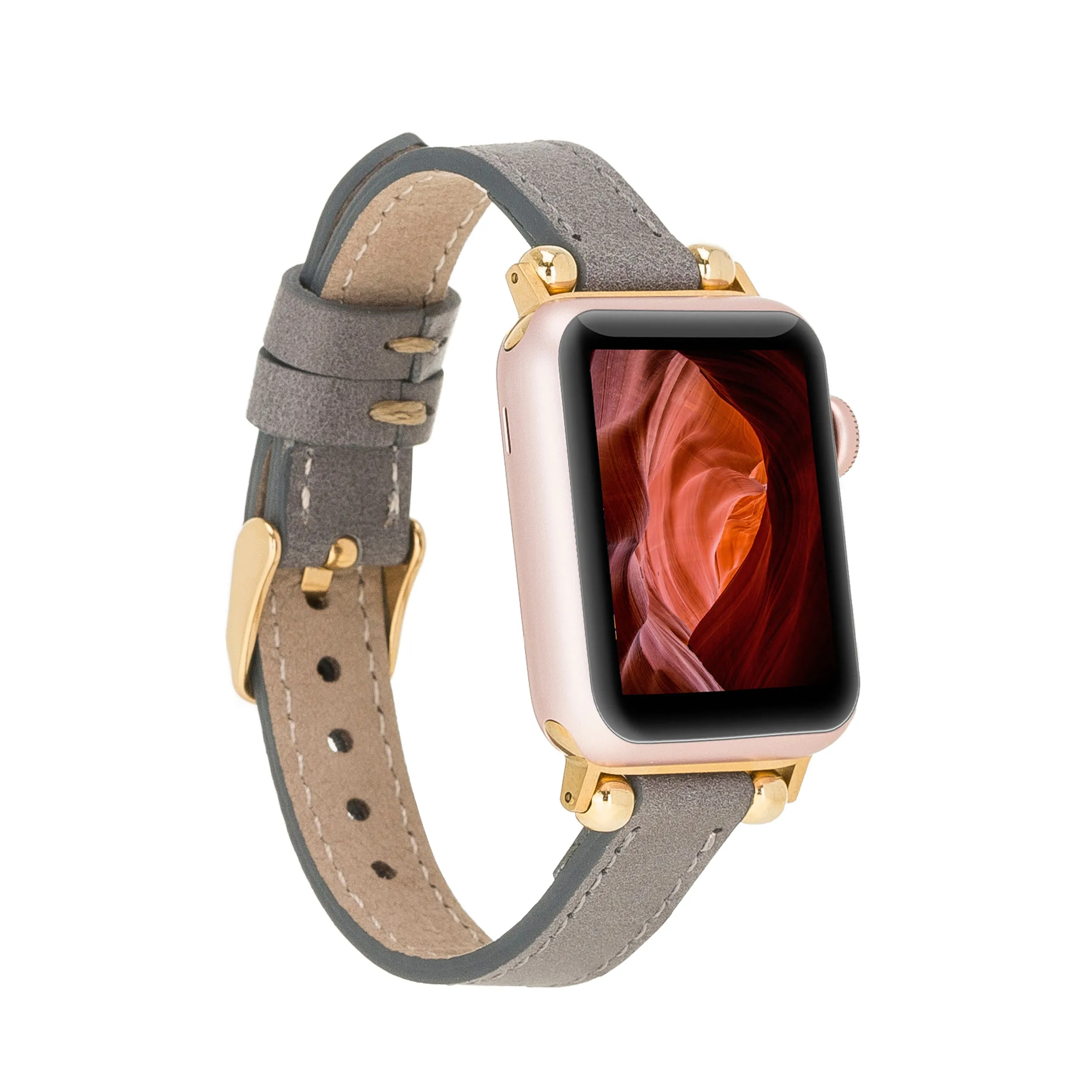 Ferro Leather Apple Watch Band with Trok