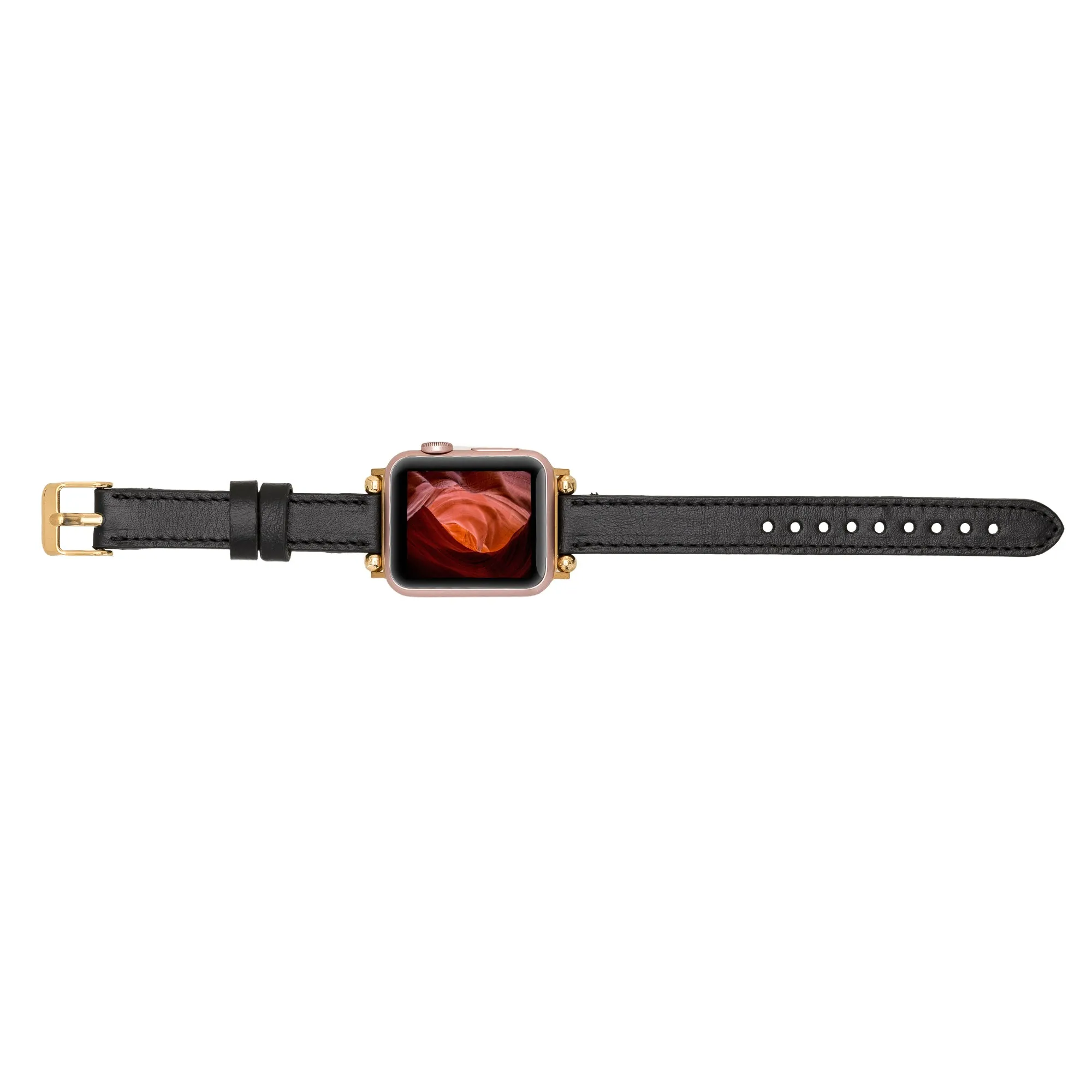 Ferro Leather Apple Watch Band with Trok