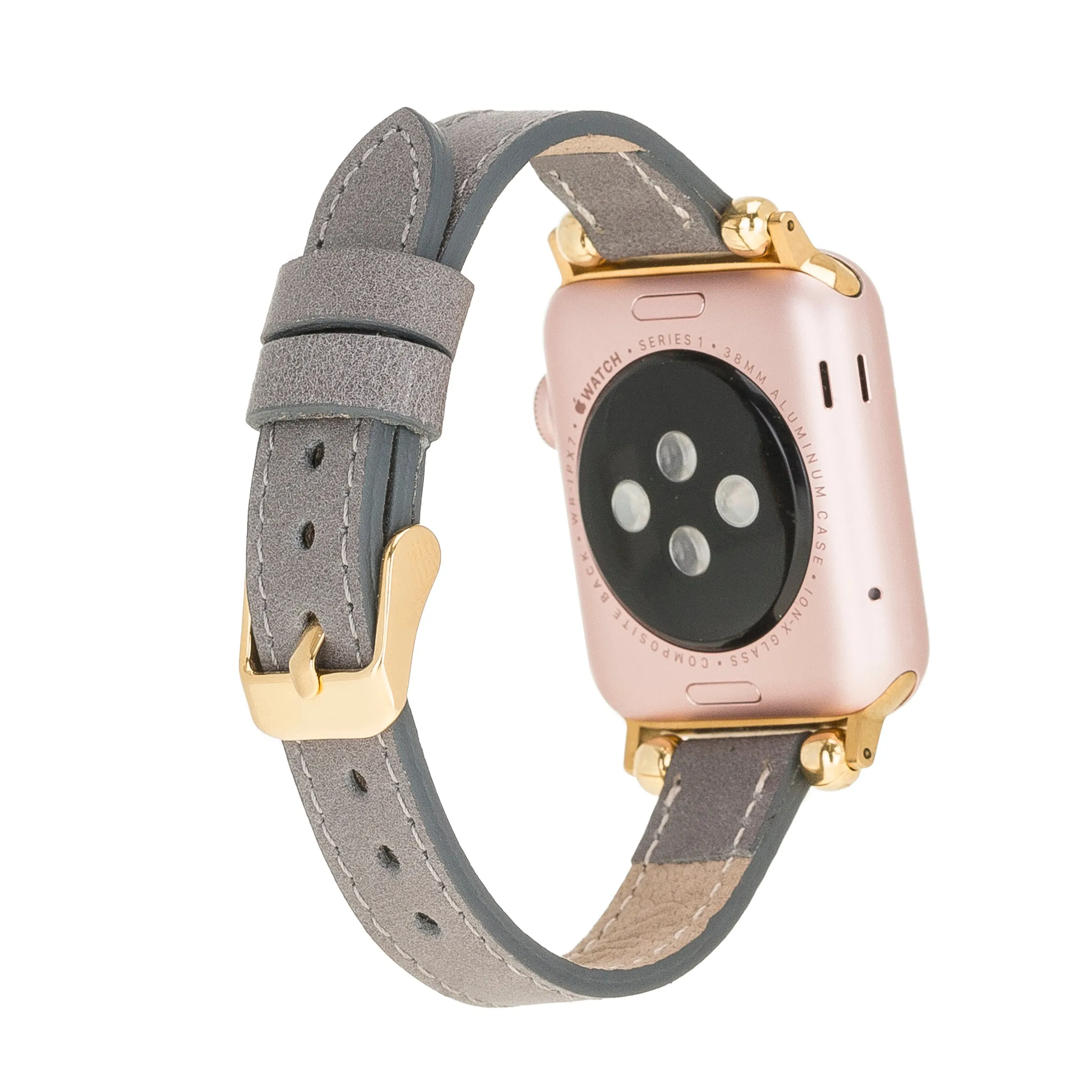 Ferro Leather Apple Watch Band with Trok