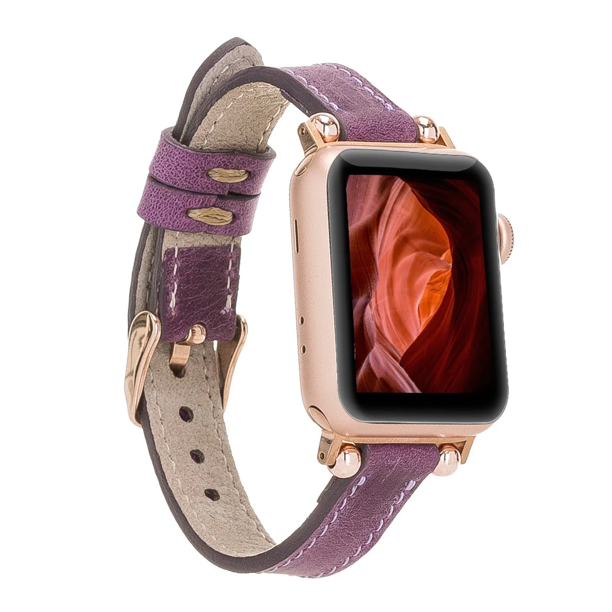Ferro Leather Apple Watch Band with Trok