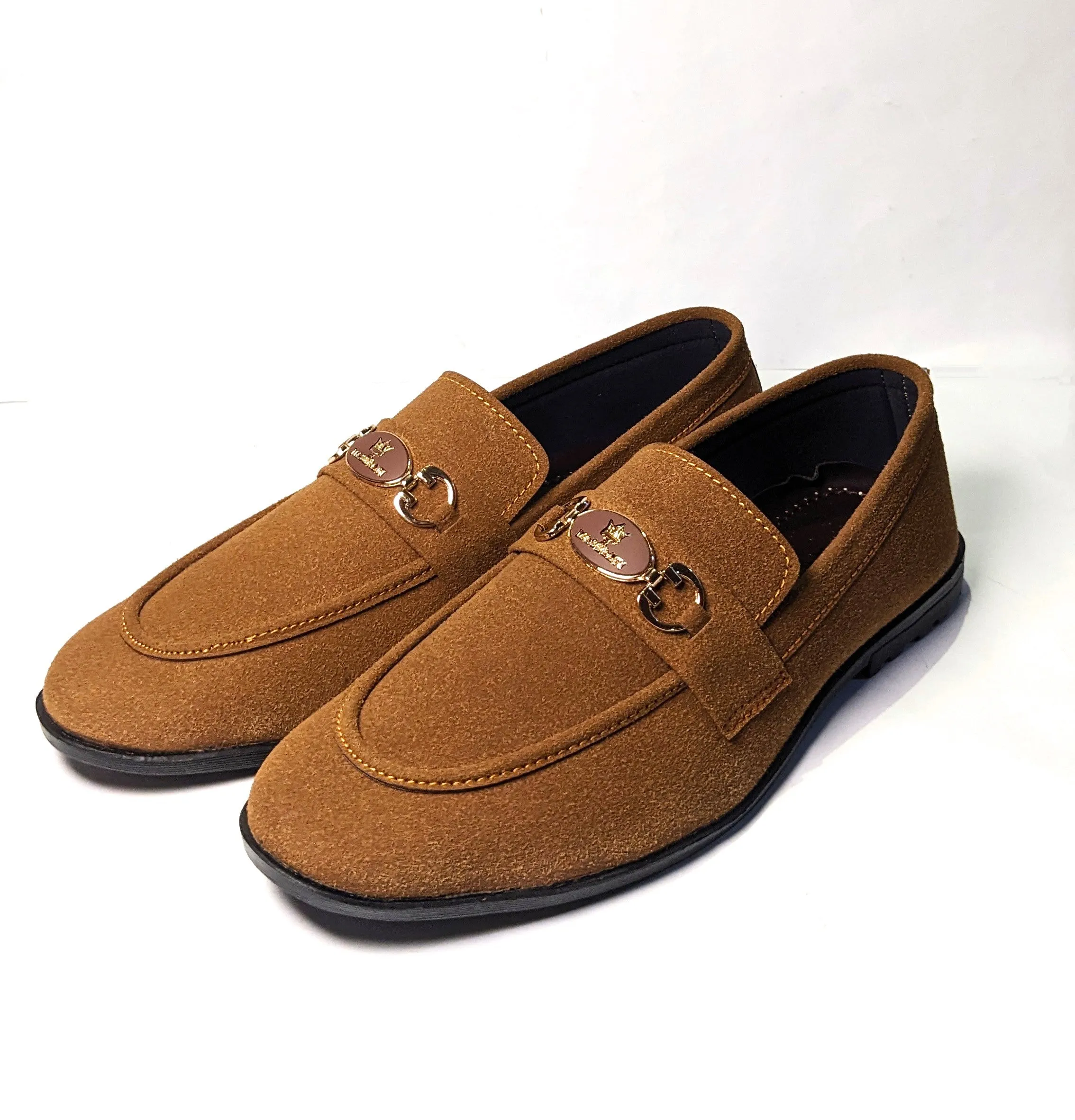 FL-05  Suede Leather Loafers-premium wear
