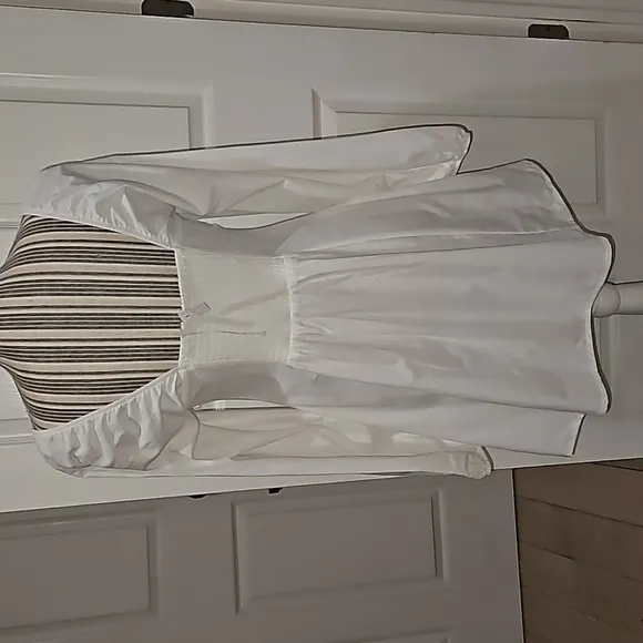 FREE PEOPLE New Women Cotton Boho Mini dress Square Neck Balloon sleeve Size S