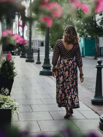 Frida floral printed dress - Ready To Ship