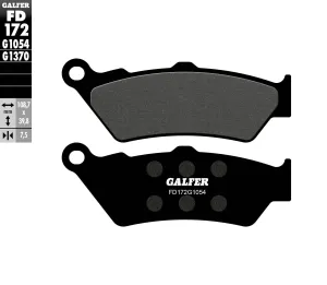 GALFER FD172G1054 Semi-Metallic Brake Pads
