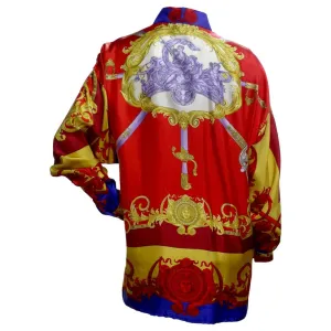 Gianni Versace Greek Goddess Print Shirt