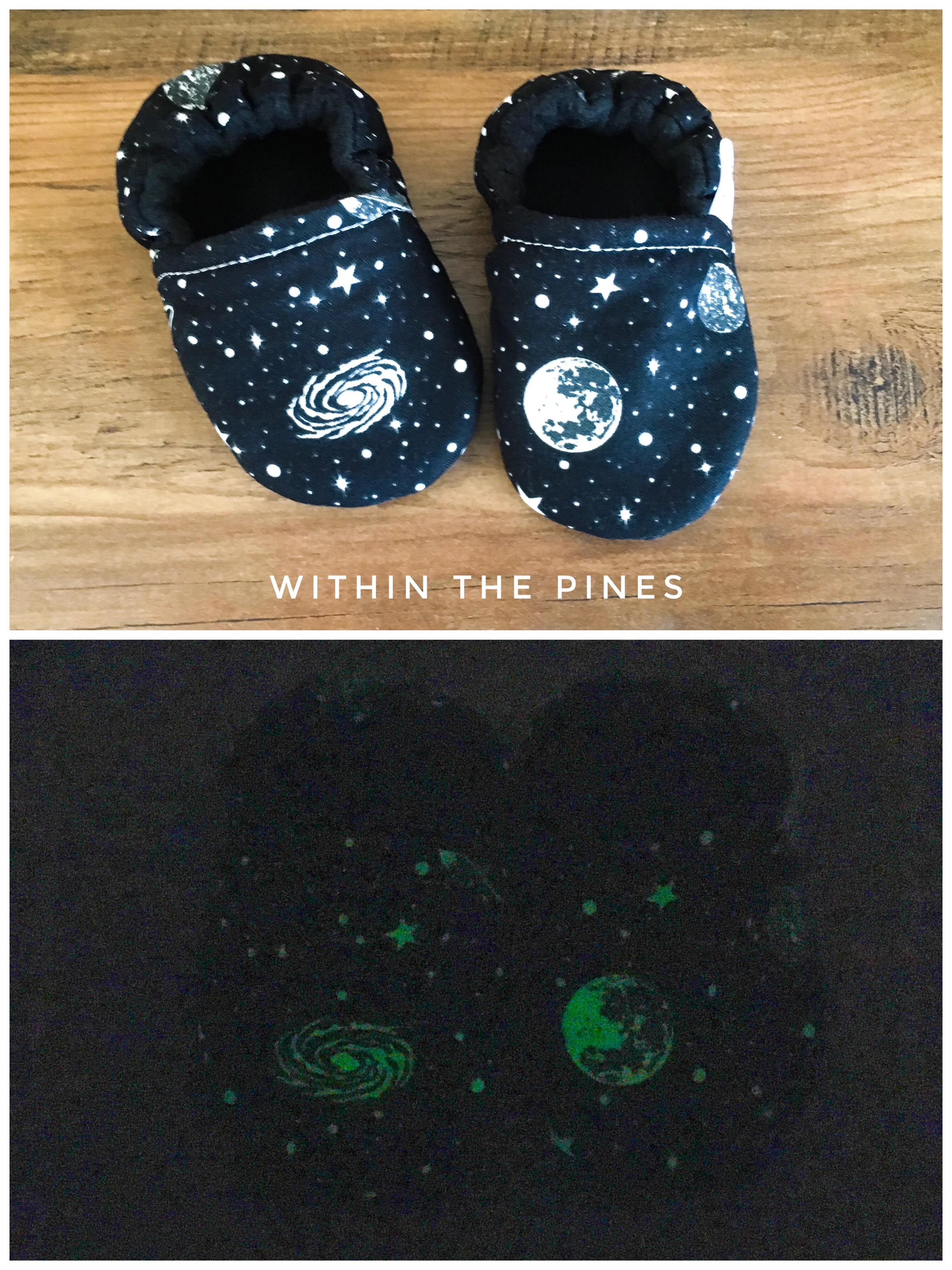 Glow In The Dark Galaxy Moccs