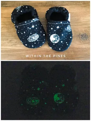 Glow In The Dark Galaxy Moccs