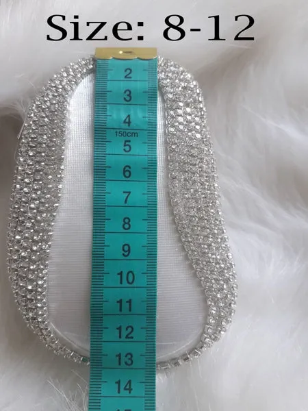 Handmade Rhinestone Crystals Bling Cute Baby Boy Shoes