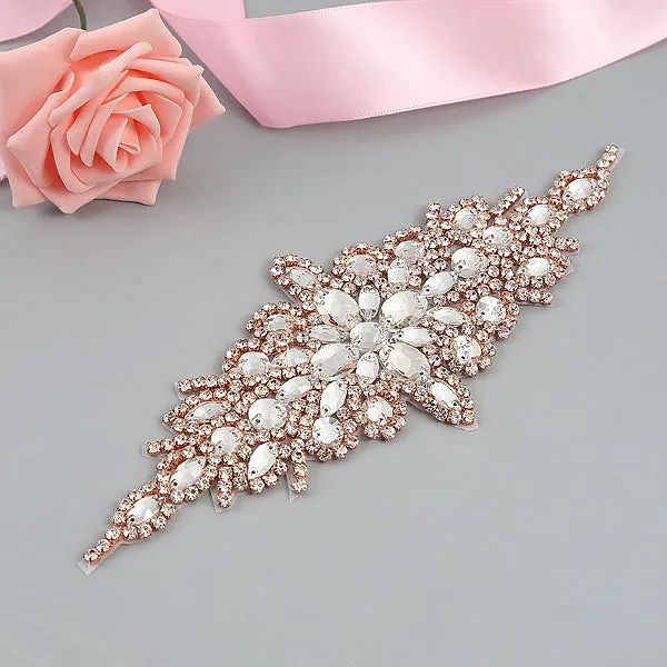 Handmade Rhinestones Appliques Patch - Style3