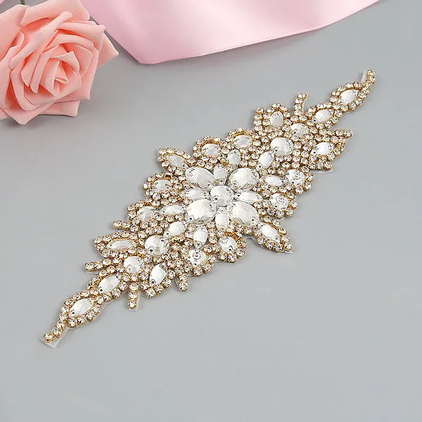Handmade Rhinestones Appliques Patch - Style3