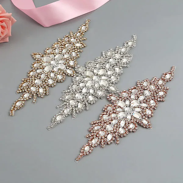 Handmade Rhinestones Appliques Patch - Style3