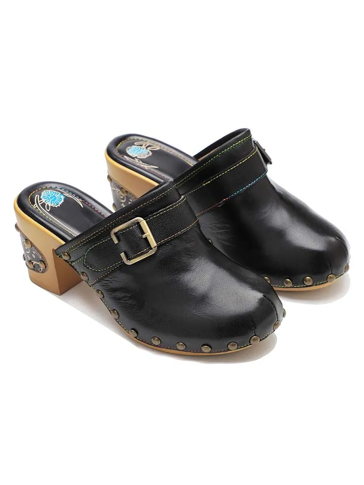 Handmade Round Toe Sandals