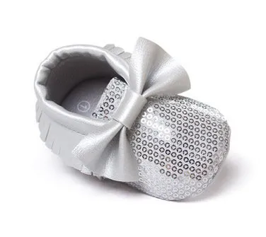 Handmade Soft Bottom Fashion Tassels Newborn Babies Shoes PU leather Prewalkers