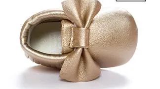 Handmade Soft Bottom Fashion Tassels Newborn Babies Shoes PU leather Prewalkers