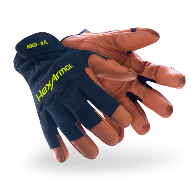 HexArmor 5059 HeatArmor, Welding Glove, Goatskin Leather, Cut A4