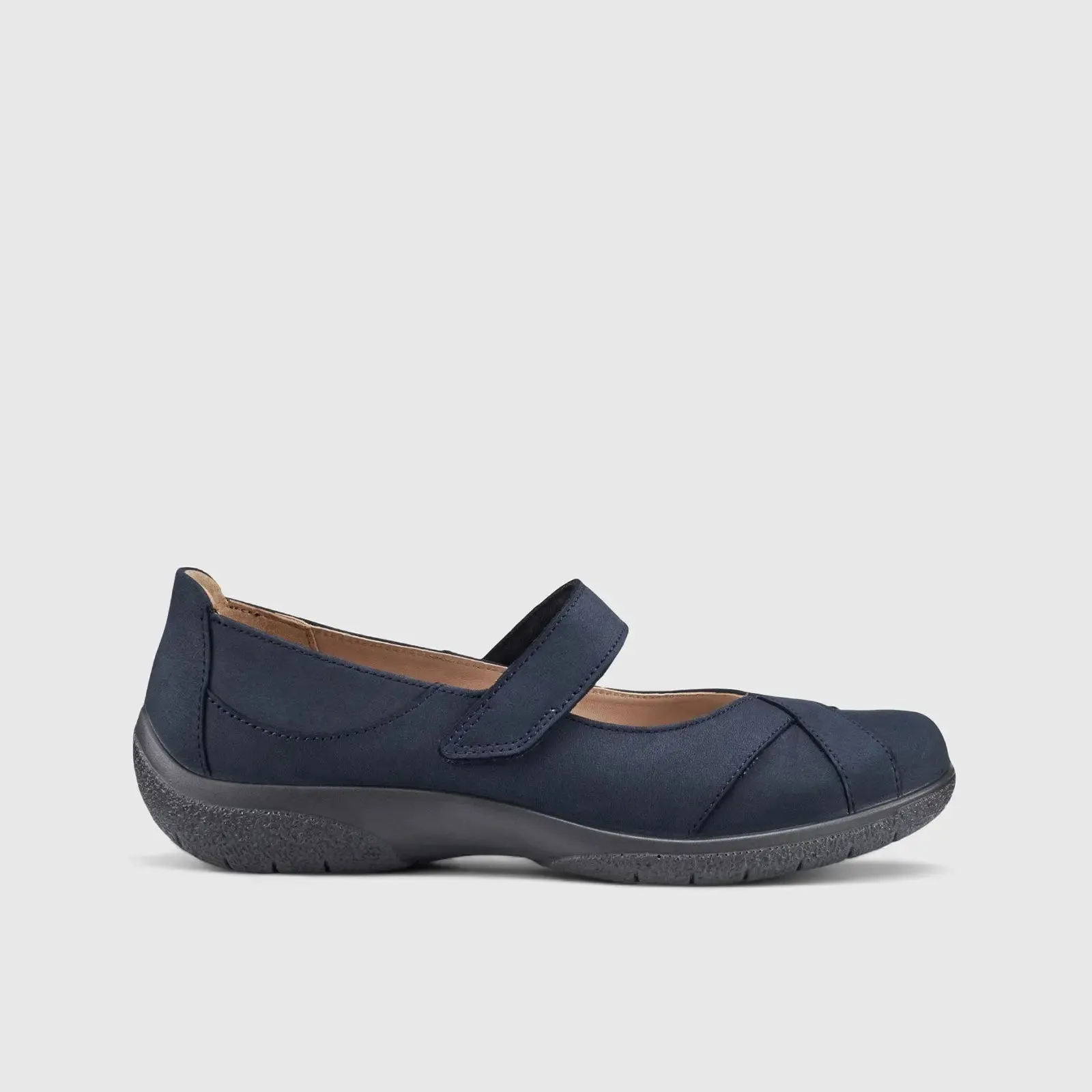 Hope Comfort Leather Shoe Denim Navy
