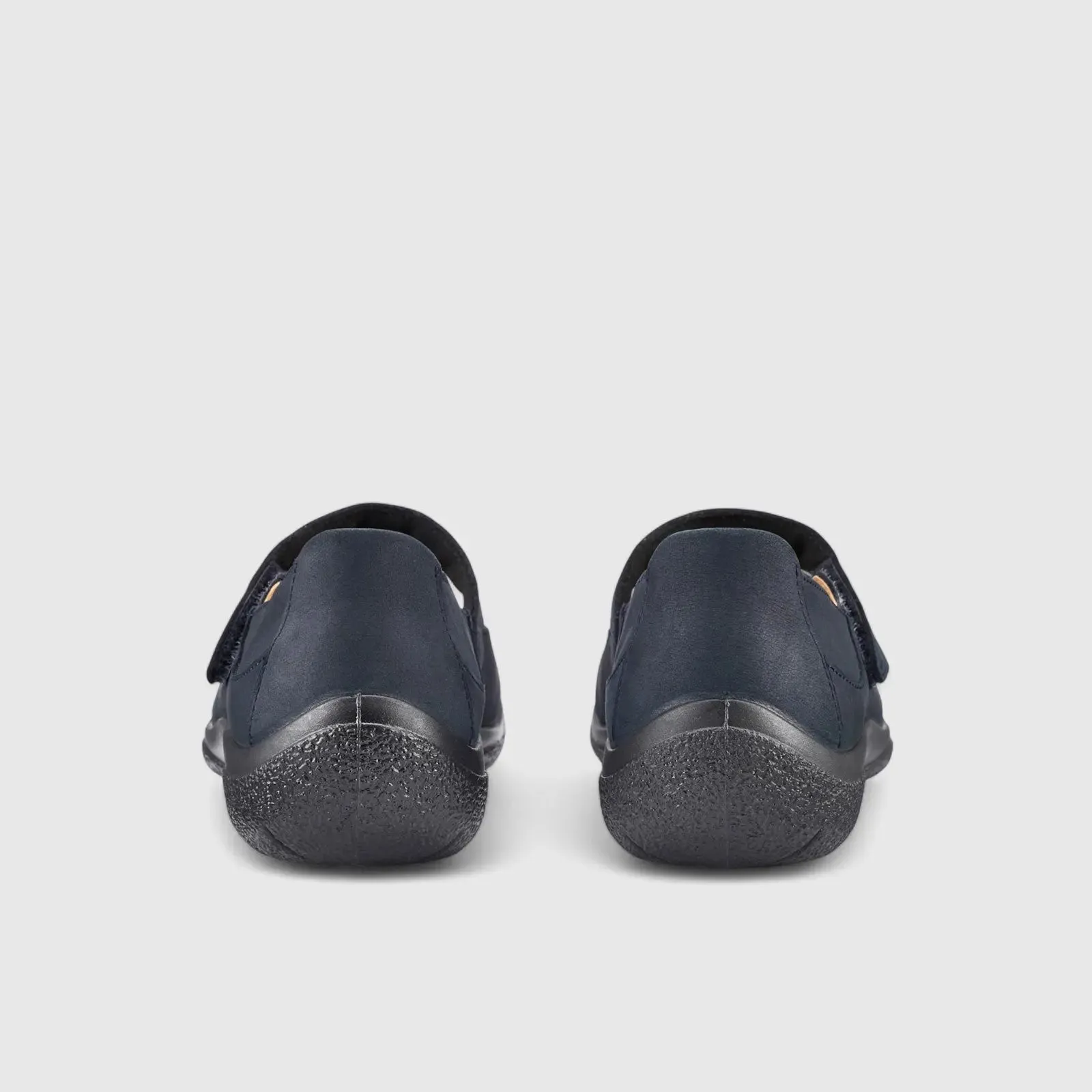 Hope Comfort Leather Shoe Denim Navy