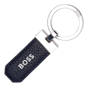 HUGO BOSS HAK416N-Key ring Classic Grained Navy