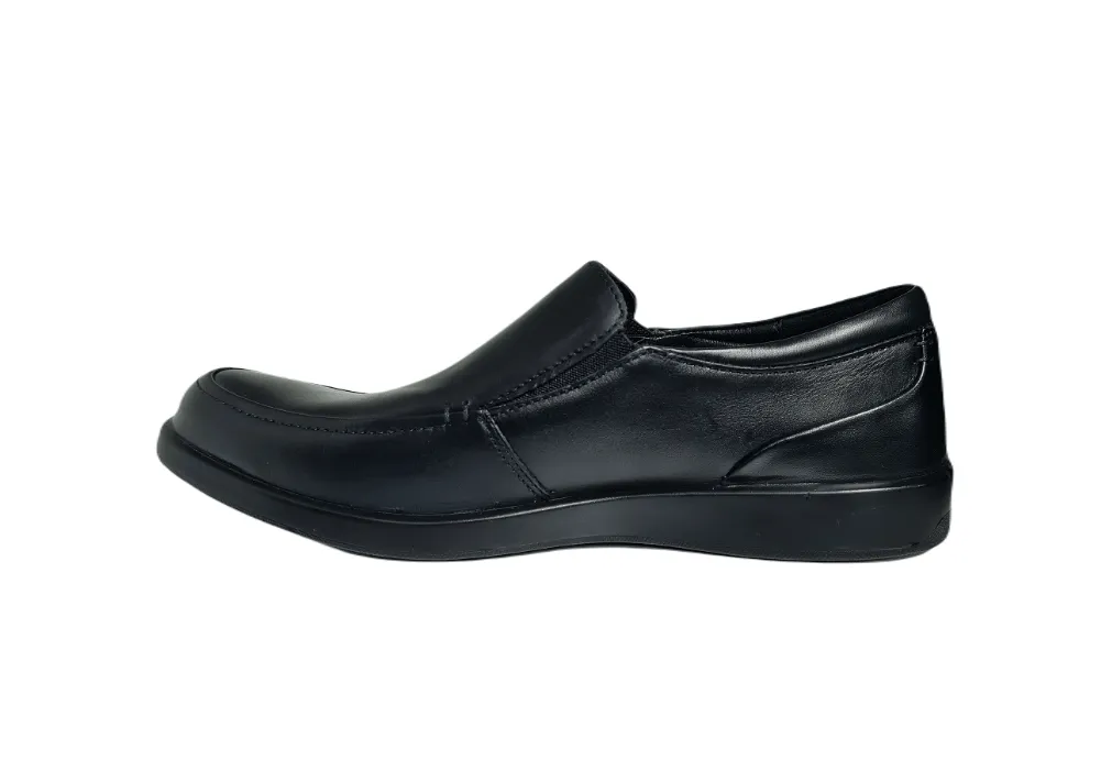 Hush Puppies Vitrus Mocc Toe Slip On Black