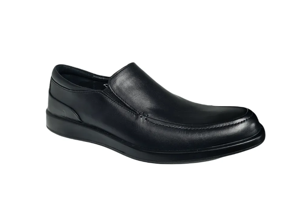 Hush Puppies Vitrus Mocc Toe Slip On Black