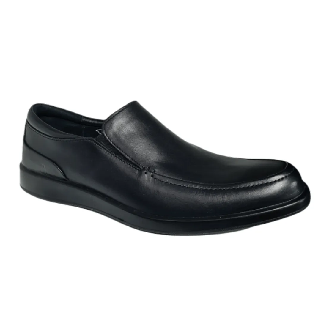 Hush Puppies Vitrus Mocc Toe Slip On Black