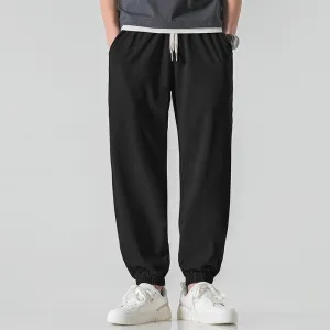 Ice Silk Beam Knit Breathable Pants