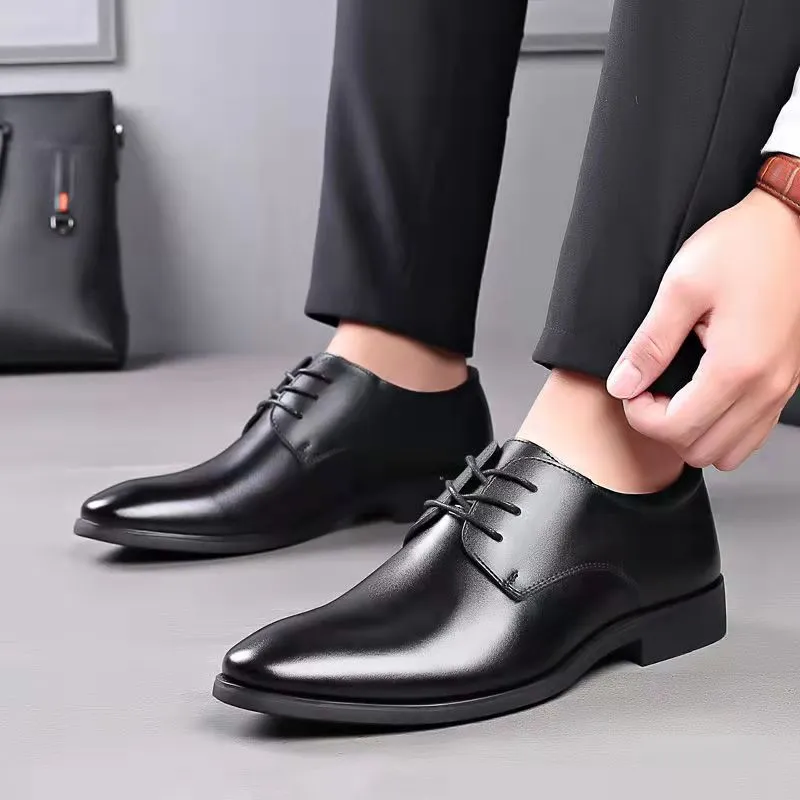 INSTOCK - British casual business formal leather shoes