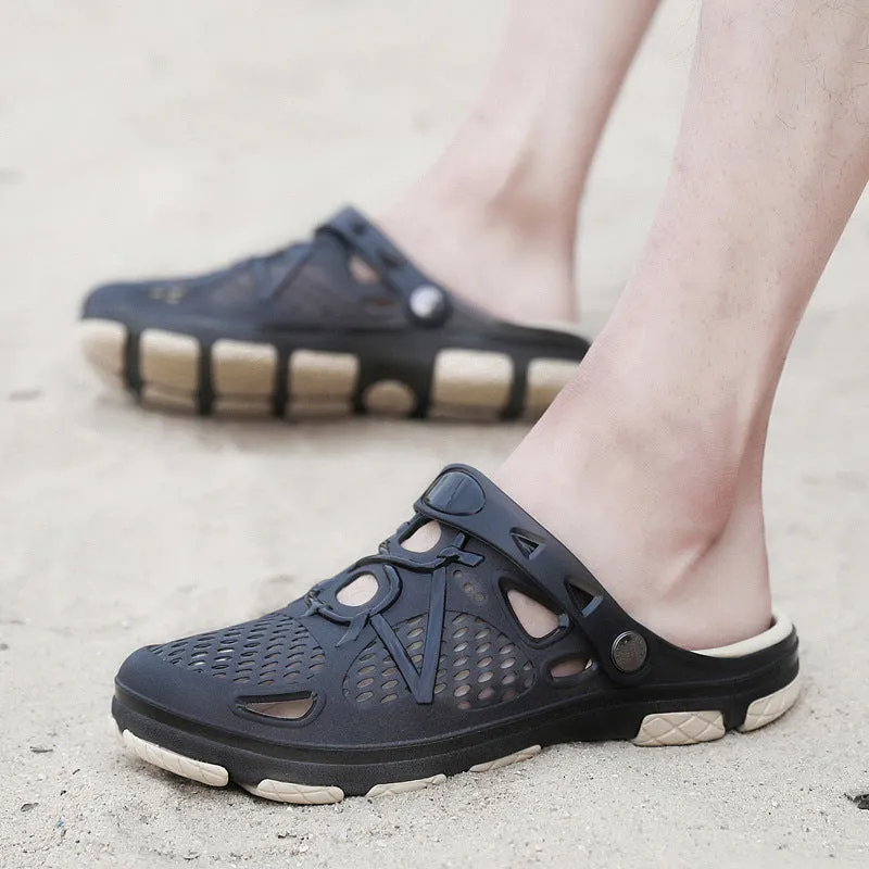 INSTOCK-Casual breathable non-slip beach clogs shoes for men's