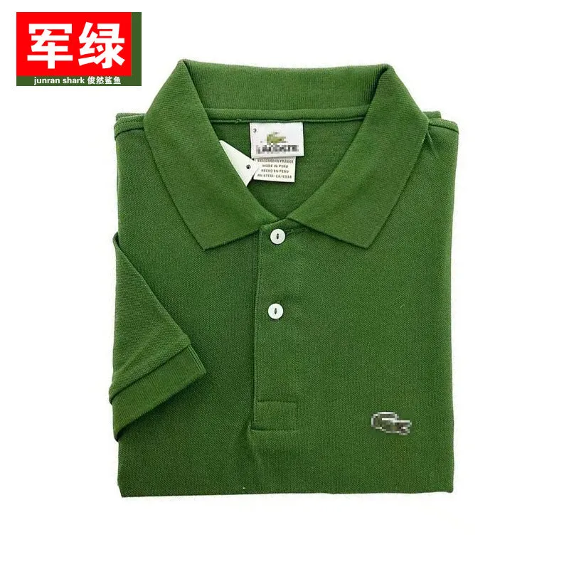INSTOCK-Crocodile Men's Polo Shirt 2023 Summer New Loose