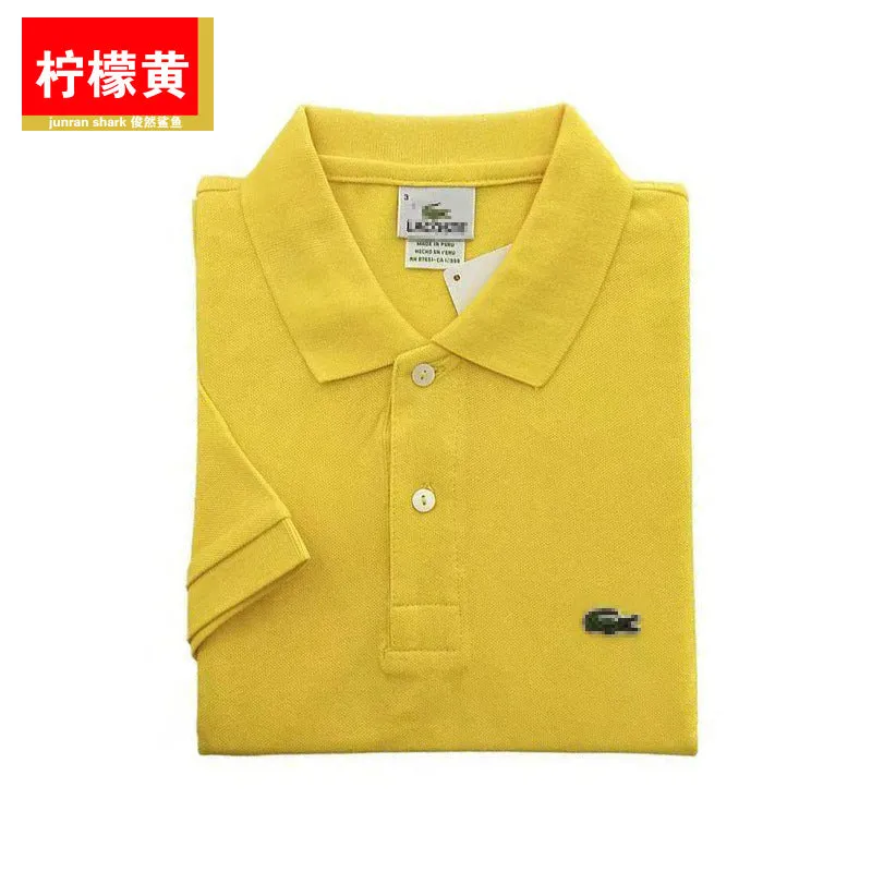 INSTOCK-Crocodile Men's Polo Shirt 2023 Summer New Loose