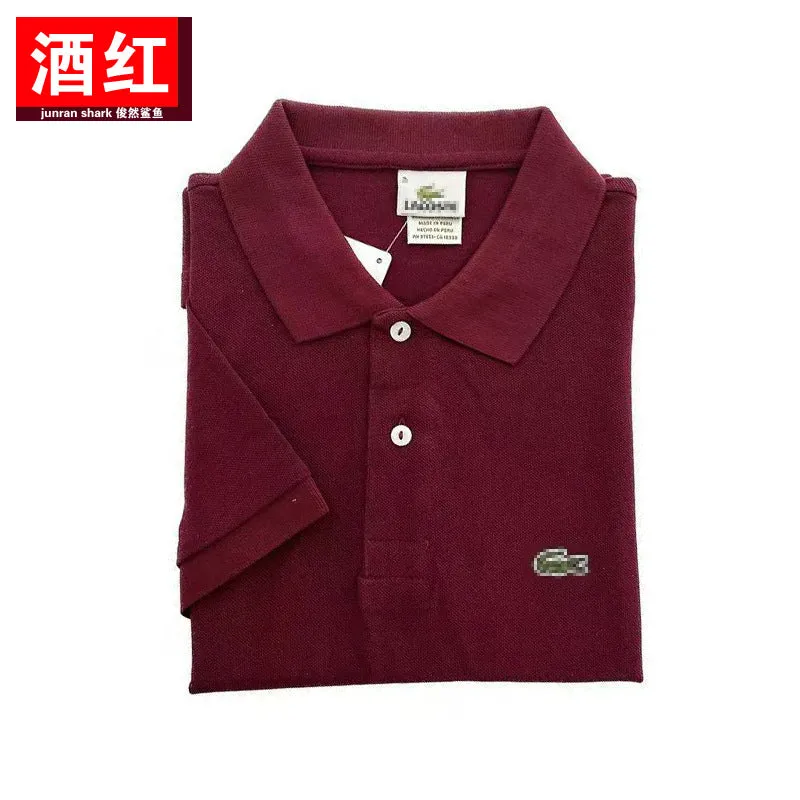 INSTOCK-Crocodile Men's Polo Shirt 2023 Summer New Loose