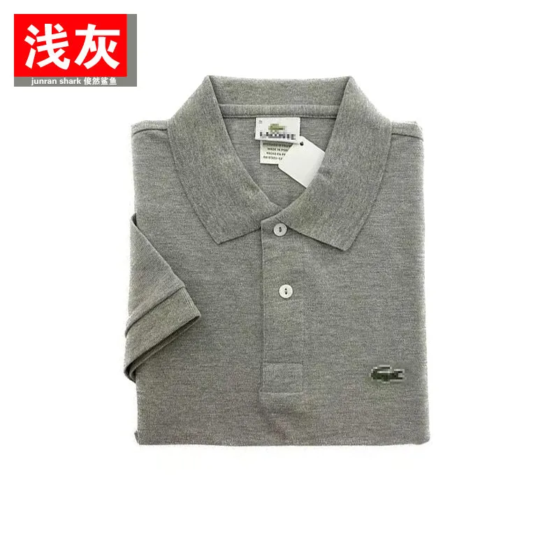 INSTOCK-Crocodile Men's Polo Shirt 2023 Summer New Loose