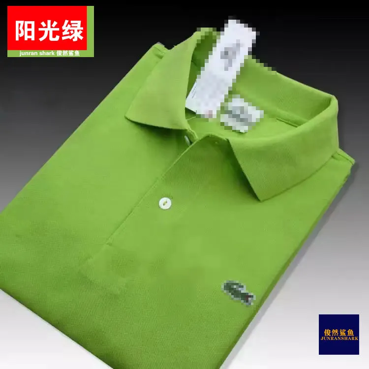 INSTOCK-Crocodile Men's Polo Shirt 2023 Summer New Loose
