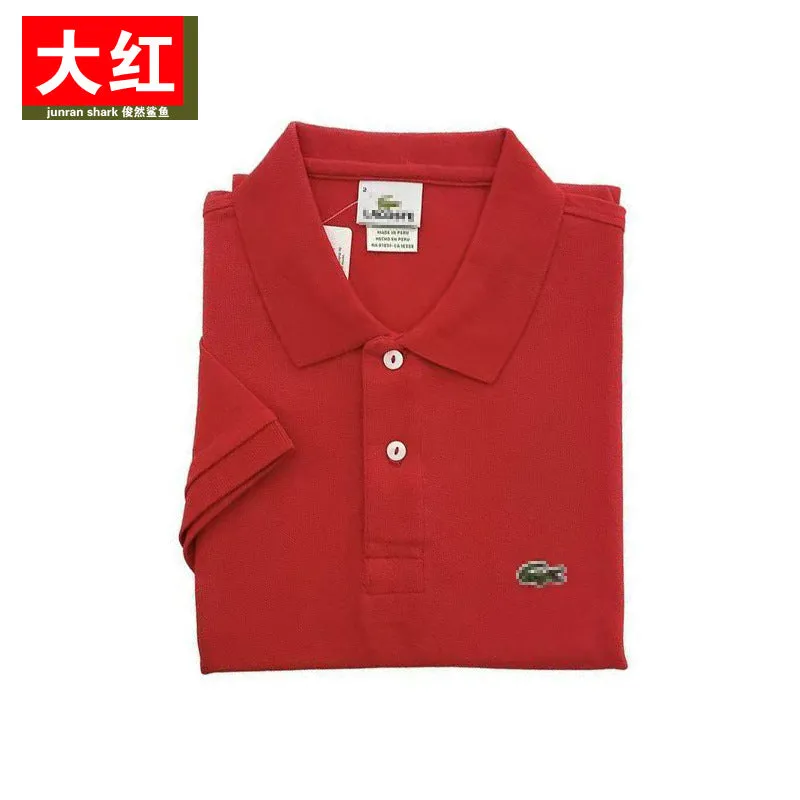 INSTOCK-Crocodile Men's Polo Shirt 2023 Summer New Loose